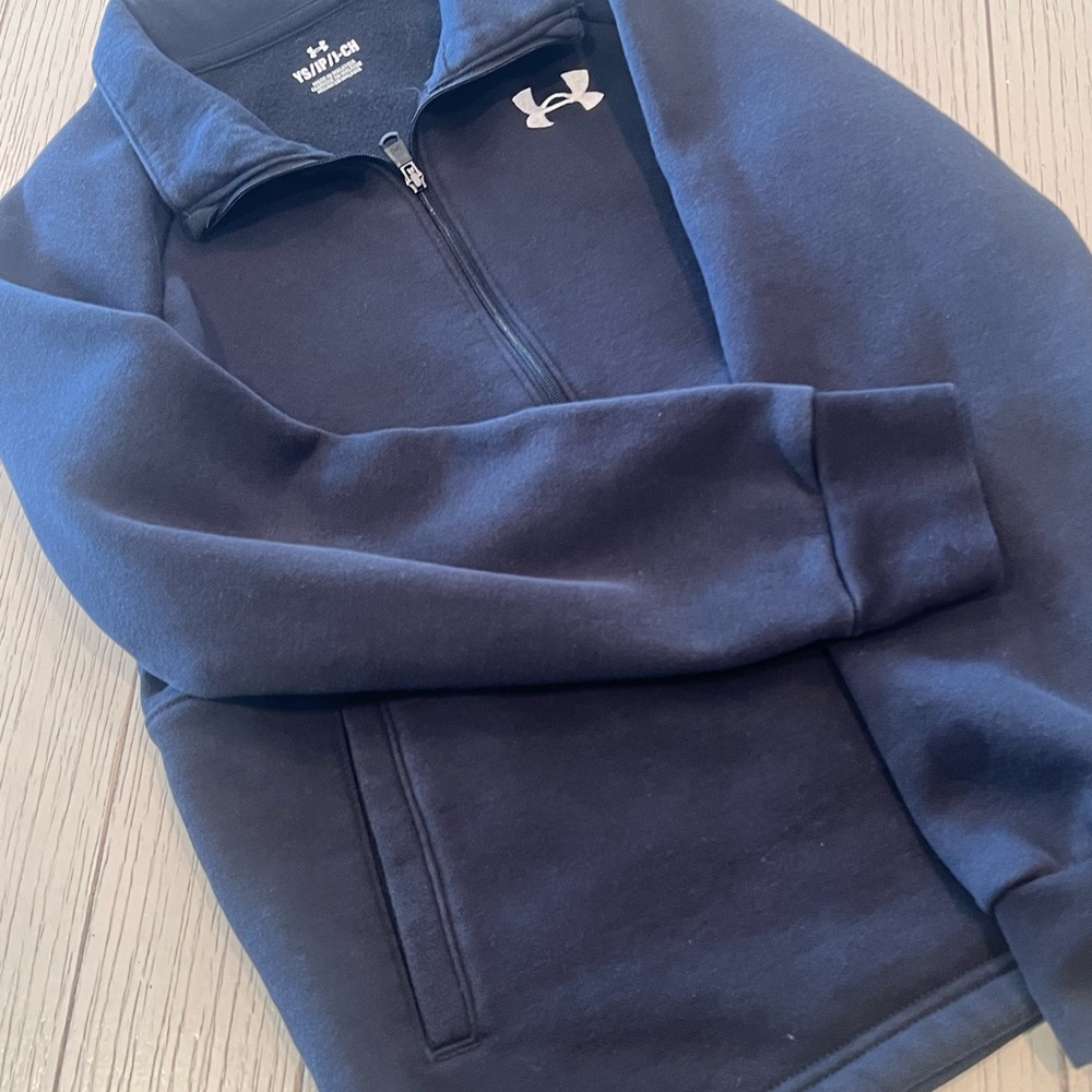 Under Armour Boy’s Quarter Zip Black